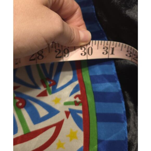 BEC PIERCE Silk Sydney Harbour Brights Scarf 78x78cm Collectors Item,HandrollHem - Picture 7 of 9